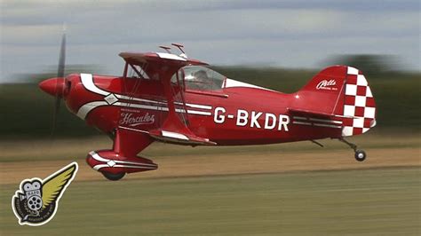 Lauren's Pitts Special Aerobatics at Little Gransden - YouTube