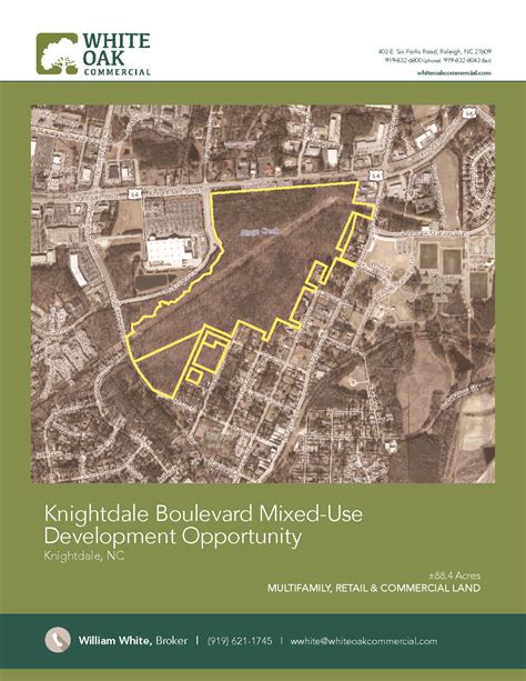 knightdale small street map - White Oak Properties