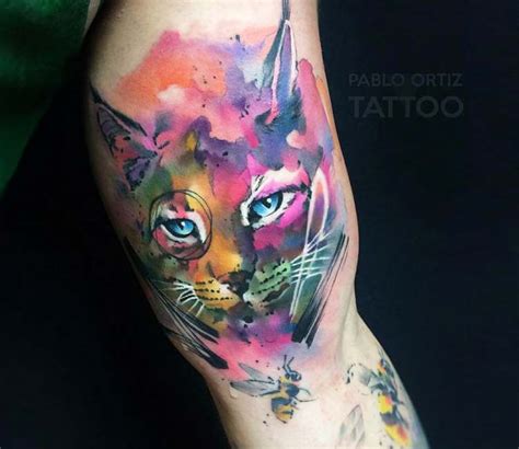 Lynx tattoo by Pablo Ortiz | Photo 23065