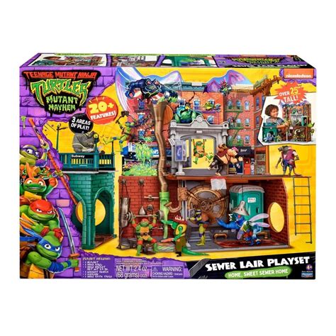 Playmates Reveals TMNT: Mutant Mayhem Sewer Lair Playset