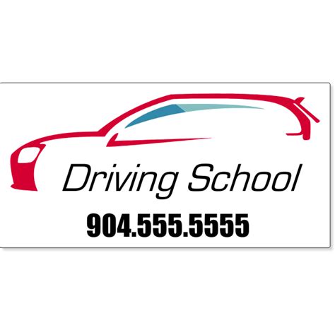 Driving School Magnetic Sign - Custom Signs