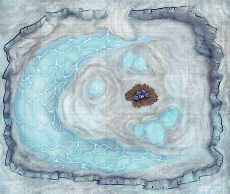 Battlemap - Half Moon Lake by CIRyze on DeviantArt