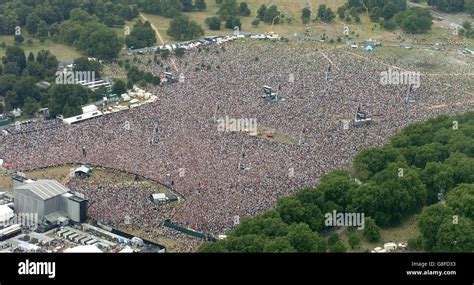 Live 8 Concert - Hyde Park Stock Photo - Alamy