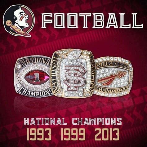 3 Championship Rings, we need more.... | Florida state seminoles ...