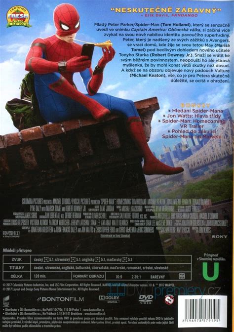 Spider-Man: Homecoming (DVD) | DVD-PREMIERY.CZ