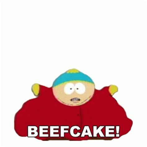 Beefcake Eric Cartman Sticker - Beefcake Eric Cartman South Park ...