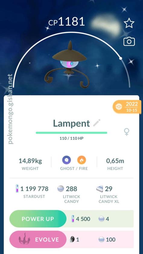 Lampent - Pokemon Go