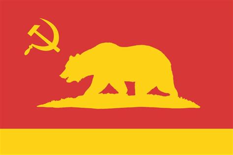 Communist California : r/vexillology