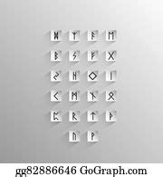 850 Alphabet Old Norse Rune Clip Art | Royalty Free - GoGraph
