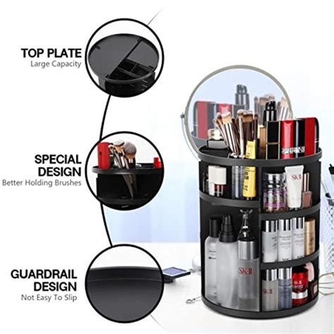 Ora™ Beauty Organizer (360° Rotating Round) | Makeup organization, Cosmetic storage, Makeup ...