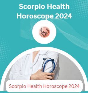 Scorpio Health Horoscope 2024 - Astrologyview