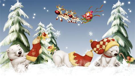 Polar Bear Christmas Wallpapers - Top Free Polar Bear Christmas Backgrounds - WallpaperAccess