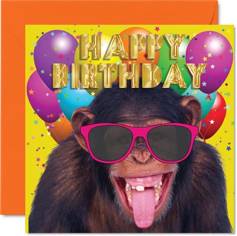 Funny Happy Birthday Monkey