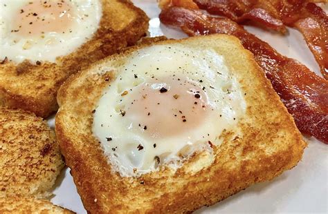 [homemade] Egg in a Bread : r/food