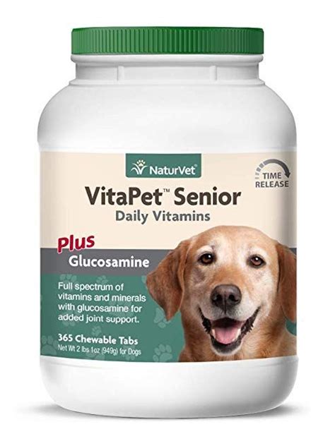 NaturVet â€“VitaPet Senior Daily Vitamins for Senior Dogs â€“ Plus ...