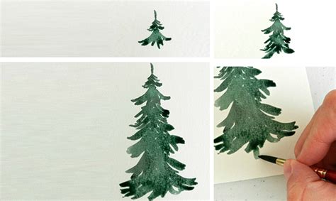 Paint a Fast and Fabulous Watercolor Pine Forest | Craftsy