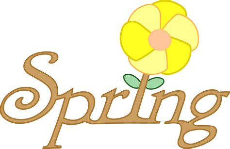 Clipart - Spring rooted (in English)