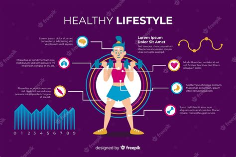 Free Vector | Health infographic template flat style