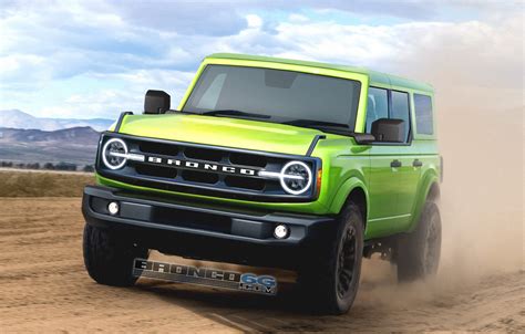 Grabber Lime 2021 Bronco Preview Renderings | Bronco6G - 2021+ Ford ...