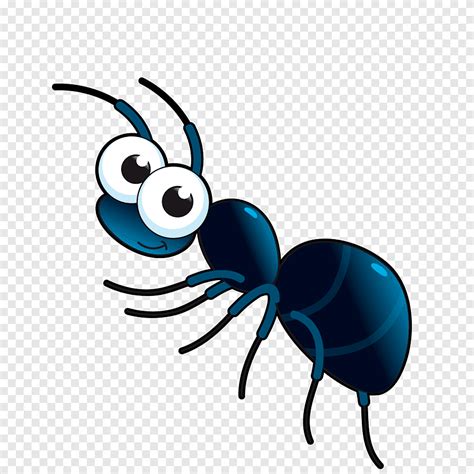 Black and blue ant illustration, Ant Cartoon, cute cartoon ant, cartoon ...