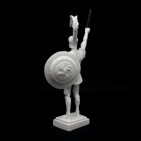 Achilles Statue Greek Trojan War Warrior 8.70/22cm Handmade Alabaster ...