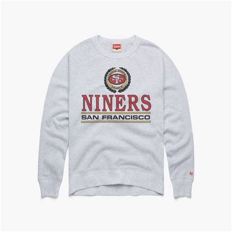 San Francisco 49ers Crest Crewneck | Retro SF 49ers Sweatshirt – HOMAGE