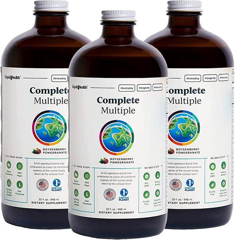 LIQUIDHEALTH Liquid Multivitamin Immune Support Supplement for Adults ...