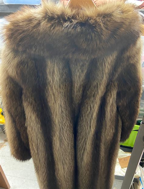 Real Beaver Fur Coat - Etsy