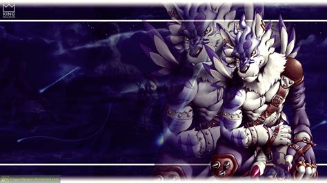 Weregarurumon Wallpaper - @kingwallpaper by Kingwallpaper on DeviantArt