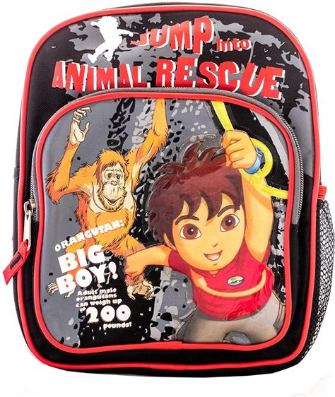 Go Diego Go Mini Backpack (10 Inch) - Jump Into Animal Rescue - Walmart.com