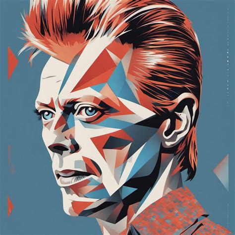 David Bowie poster design by digitalartstrategist on DeviantArt