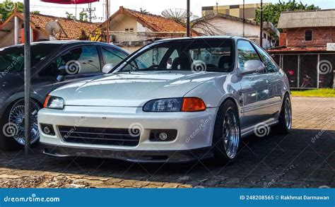 Japanese Specification Honda Civic Coupe EJ1 Editorial Image - Image of indonesia, convertible ...