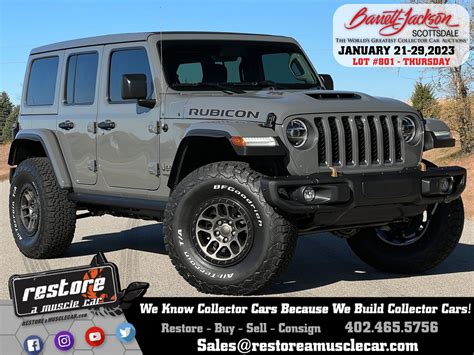 2022 Jeep Wrangler Unlimited Rubicon | Restore A Muscle Car™ LLC