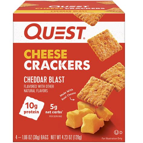 Cheese Crackers Cheddar Blast (4 Bags) - Walmart.com