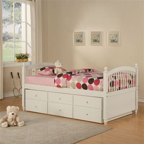 Mabel Girl's Storage Platform Bed