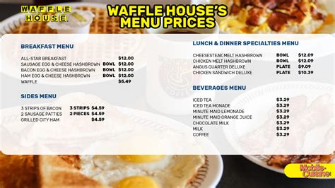 Updated Waffle House Menu Prices + Latest Discounts (2024)