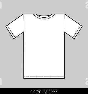 Blank white t-shirt isolated on transparent background Stock Vector Image & Art - Alamy
