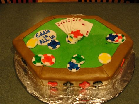 Poker Table Cake I made for a friend who loves his poker nights. | Cake, Desserts, Poker night