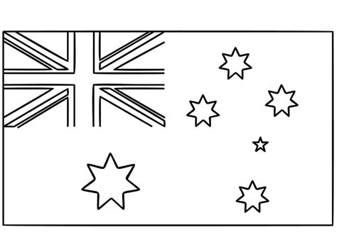 Flag of Australia coloring page - Download, Print or Color Online for Free