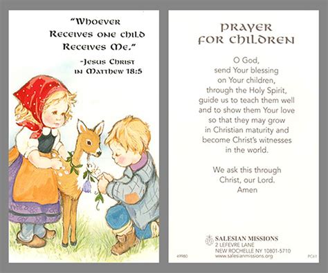 Prayer for Children - Salesian Missions