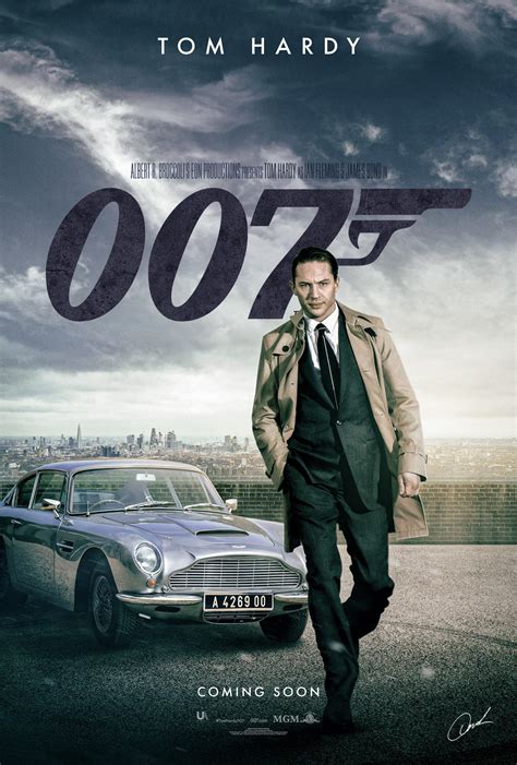 So there was a rumor that the next James Bond could be Tom Hardy, therfore I designed this ...