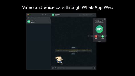 WhatsApp Web will come with video and voice calls