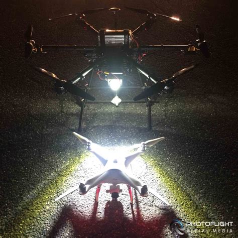 Aerial Drone Photography & Video Service at Night | Nighttime Services