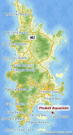 Phuket Aquarium Location Map