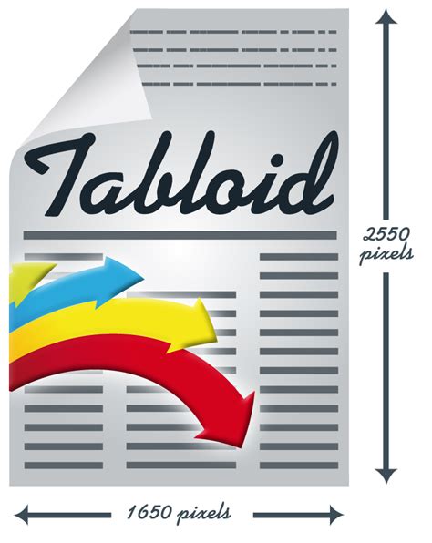 Tabloid Paper Size | All informations about size of Tabloid sheet of paper