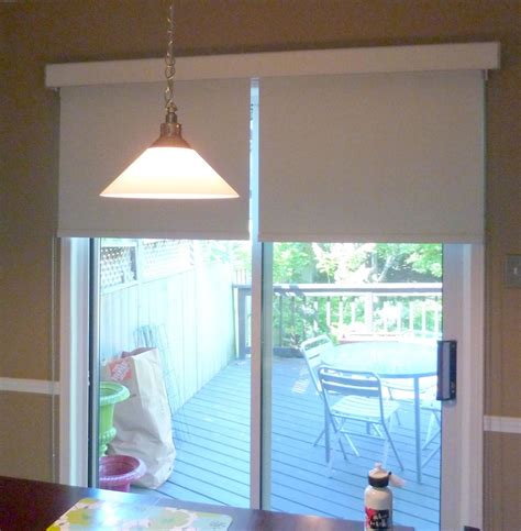 Roller Shades For Patio Doors | Window Treatments Design Ideas