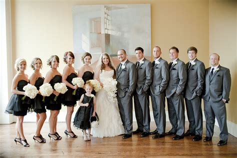 Black And Grey Wedding Theme