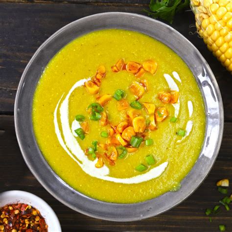 Creamy Corn Soup Recipe - Fun FOOD Frolic