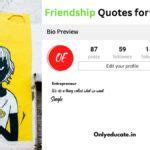 150+ Friendship Quotes for Instagram » Only Educate