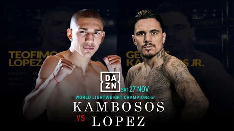 Teófimo López vs. George Kambosos Jr- Date, card, How To Watch & More